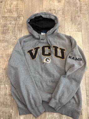 VCU Gray Rams Embroidered Crewneck Sweater